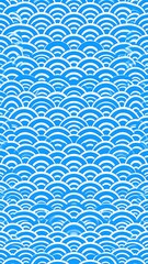Abstract repeating wave pattern