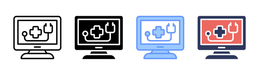 Digital Repair Icon Set Multiple Style Collection