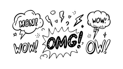 Speech Bubble with Tail and Dots communication dialogue