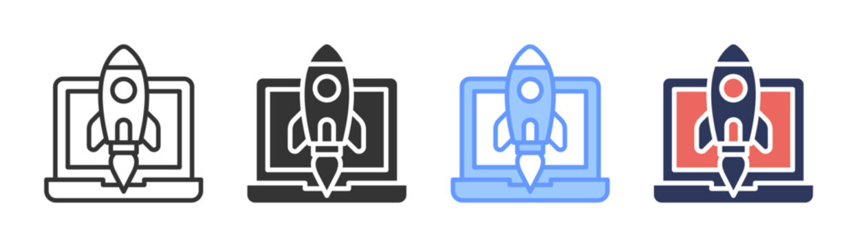 Deployment Icon Set Multiple Style Collection