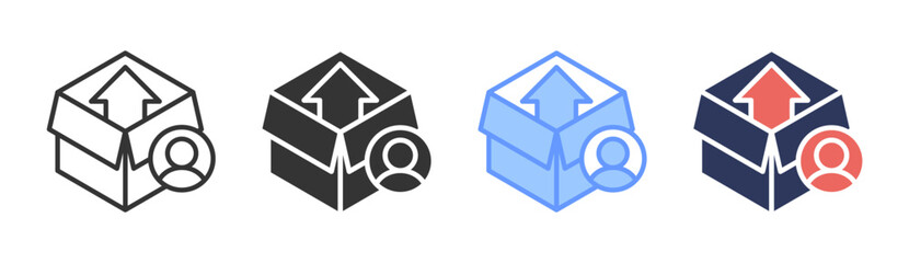 Deployment Icon Set Multiple Style Collection