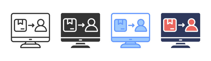 Rollout Icon Set Multiple Style Collection