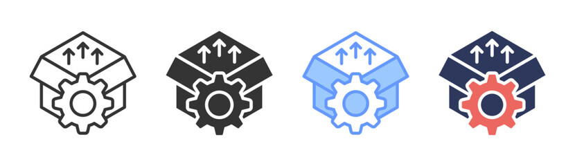 Release Icon Set Multiple Style Collection