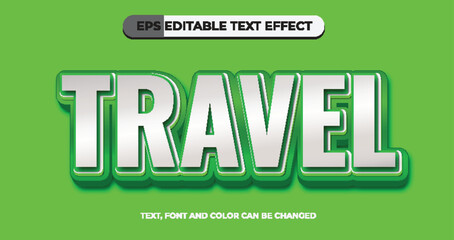 Travel Editable Text Effect