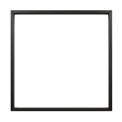 Obraz premium Elegant modern black picture frame for art, photography, or design projects, minimalist style