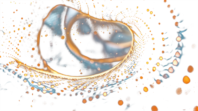 Transparent background with red energy burst and smoke