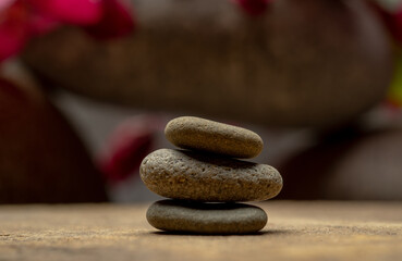 natural stones for podium cosmetic background