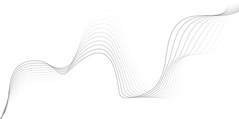 Abstract wavy lines pattern in shades of gray creating a flowing and dynamic visual design pattern is modern and elegant.
