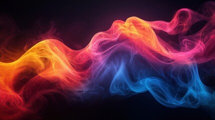 Obraz premium Abstract Colorful Wave Pattern Design