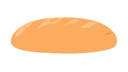 Freshly baked bread loaf bakery food