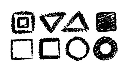 Hand Drawn Chalky Textures graphic design abstract