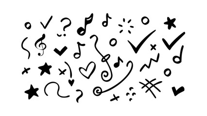 Hand drawn comic doodle of a person reading a book