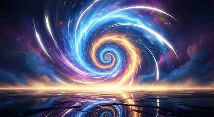 Nexus of Swirling Cosmic Energy