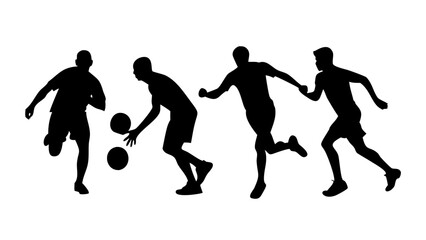 Minimalist Black Silhouette of a Person human figure