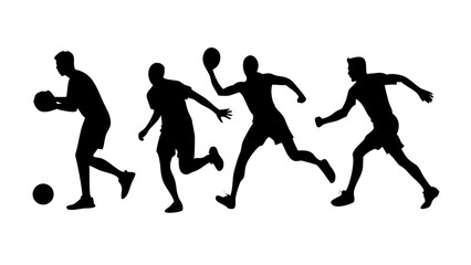 Minimalist Black Silhouette of a Woman female person