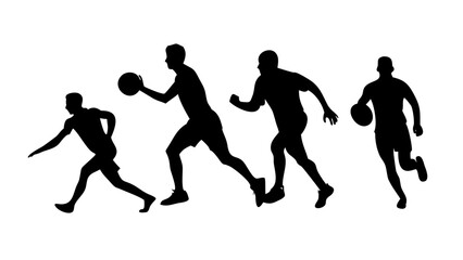 Minimalist Black Silhouette of a Vintage Car classic car