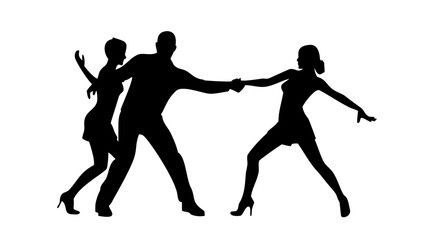 Minimalist illustration of a cat feline animal