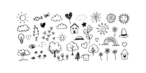 Whimsical Doodle Collection sketch simple