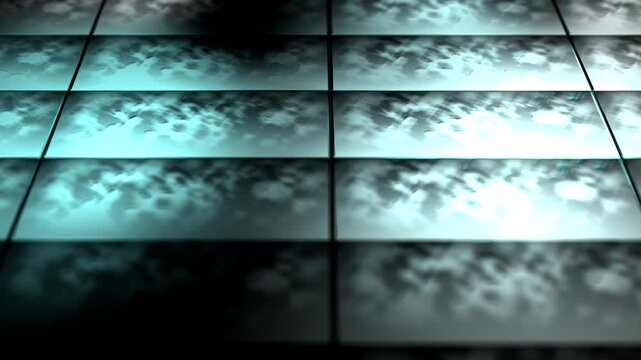 Cinematic Silver Bars in Bank or Vault