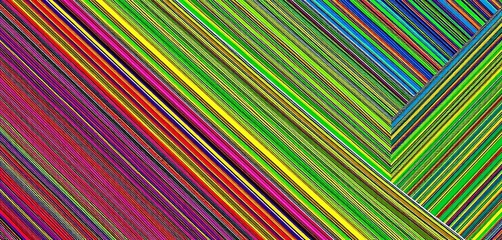 Fototapeta premium Seamless vibrant striped textile pattern, colorful textured lines for modern design, lines, fashion