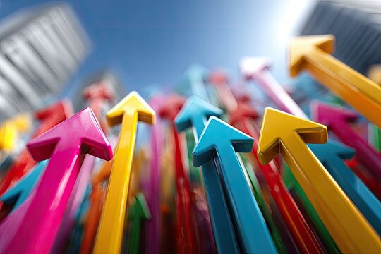 Arrows Pointing Upward