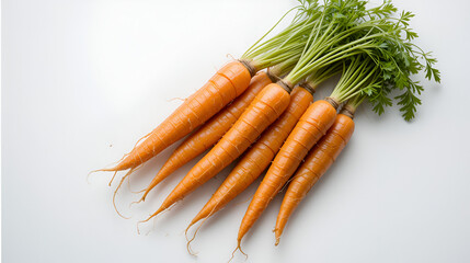 Banner of abnormal ugly organic carrots on white. Natural vegetables.