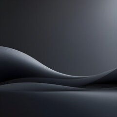 Minimalist Dark Gradient Wallpaper. Beautiful Black And Grey Wallpaper Generative AI 