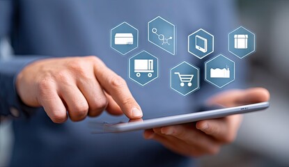 Online Shopping Digital Interface Technology