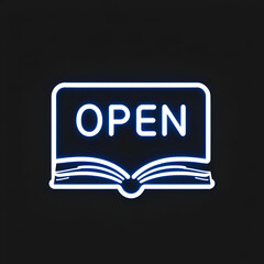 book open icon sign vector