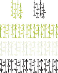 Obraz premium Japanese flora pattern material 02