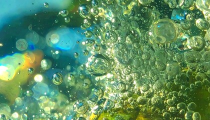 Effervescent water bubbles