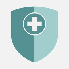 Obraz premium Flat Fungi Yeast Cell Icon, Infographic Design, Digital Art, Scientific Representation, 2D Vector, Health Concept