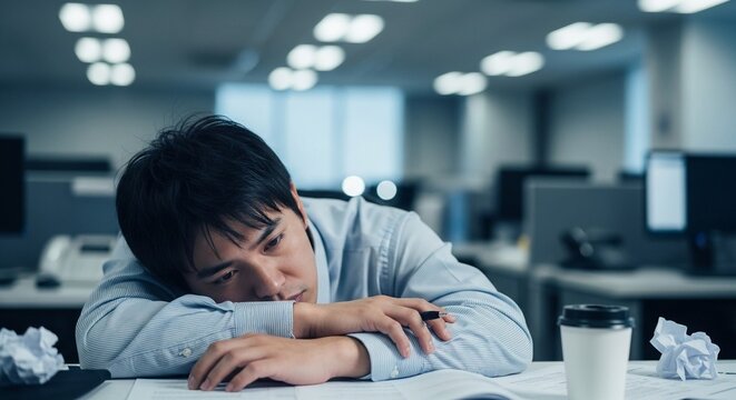 燃え尽き症候群に陥ったZ世代の日本人社員