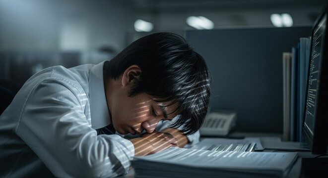 燃え尽き症候群に陥ったZ世代の日本人社員