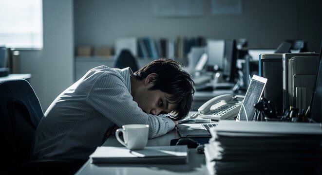 燃え尽き症候群に陥ったZ世代の日本人社員
