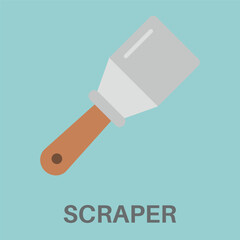 Scraper Simple Style Flat Design Icon