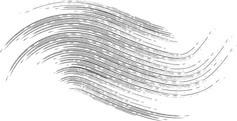 Charcoal pencil straight horizontal lines. Scribble black strokes vector set. Grunge smears, thin and thick chalk strokes, pencil dividers. a.eps