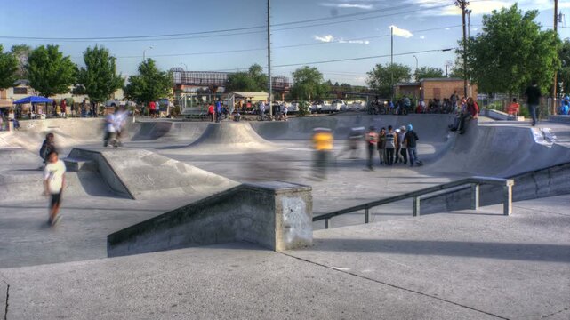 Los Altos Skate Park ABQ Timelapse