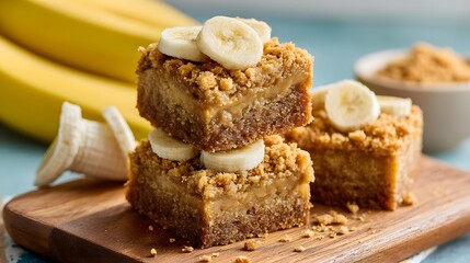 Banana Oatmeal Bars Recipe: Chewy, Healthy Snack Bars Packed with Ripe Bananas, Oats, and Natural Sweetness