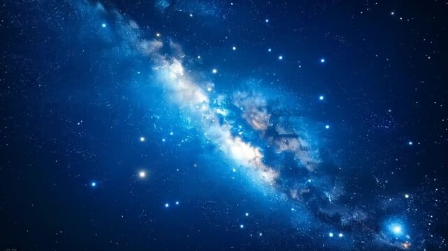 Cosmic nebula night sky wallpaper