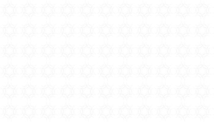 Simple repeating geometric pattern composed of interlocking hexagon shapes in a seamless arrangement