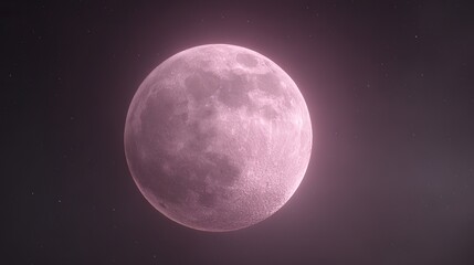 Fototapeta premium Close-up of the moon against a black background, presenting surreal details and cinematic atmosphere, creates a striking celestial scene for the use of celestial themes.