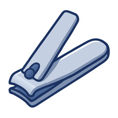 Nail Clipper Grooming Tool Vector Illustration