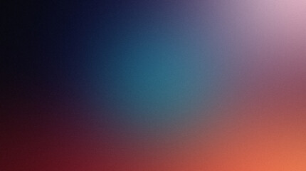 Subtle Gradient of Dark and Light Shades Creating a Smooth Transition Across the Frame Featuring Blue Purple and Orange Tones with a Fine Grain Texture Overlaying the Colors