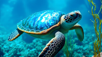 Obraz premium Crystal Turtle