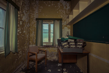 Urbex Abadoned Decay Rooftop Photo Fisheye