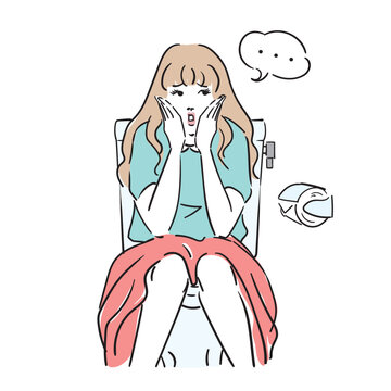 体調不良の若い女性　便秘、下痢、痔
