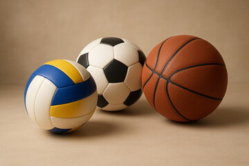 Trio of Classic Sports Balls