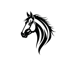 Horse Silhouette Vector Art, Intricate Powerful and Ready for Print or Web, Sharp Details. Strong Identity. Timeless Design, Symbolize Strength, Courage 