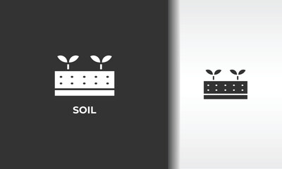 Soil Vector, Icon Or Logo Sign Isolated Symbol Illustration